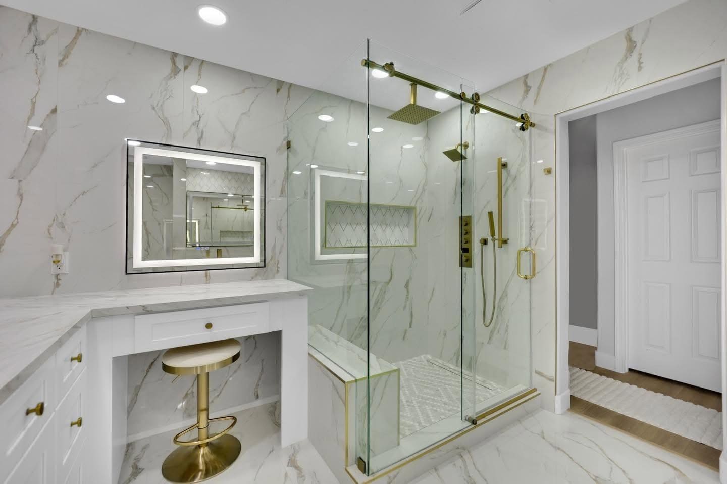 Glass Walk-In Shower