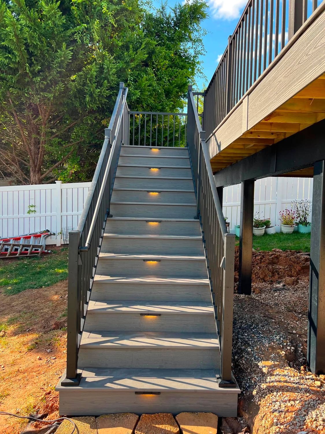 Deck with Lighting